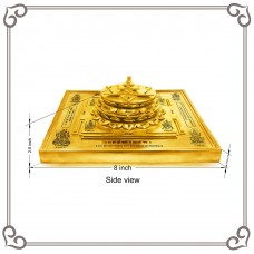 3D Double Lotus Shree Indrakshi Yantra/ Meru Indrakshi Yantra-D-LTYNT1002