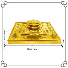 3D Double Lotus Siddh Mahalaxmi Yantra/ Meru Mahalaxmi Yantra-D-LTYNT1005