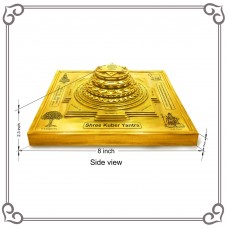 3D Double Lotus Shree Kuber Yantra/ Meru Kuber Yantra -D-LTYNT1007